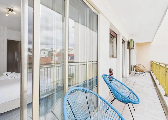 -300m Palais- Seaview-a/c-wifi-spacieux Διαμέρισμα